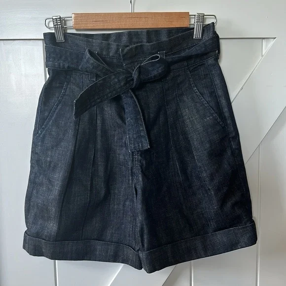 7 For all Mankind Tie High-waisted shorts - Picture 8 of 13